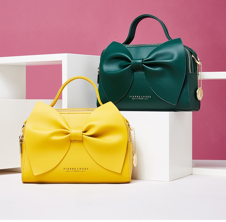 Women's Elegant Shoulder Bag with Bow