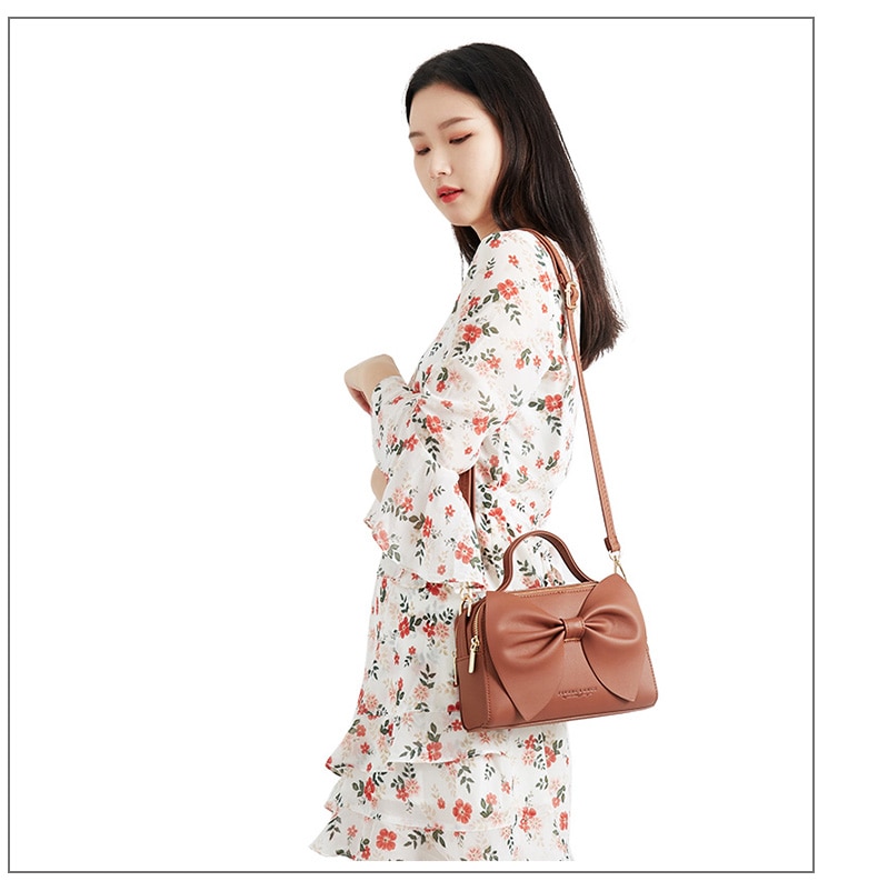 Women's Elegant Shoulder Bag with Bow