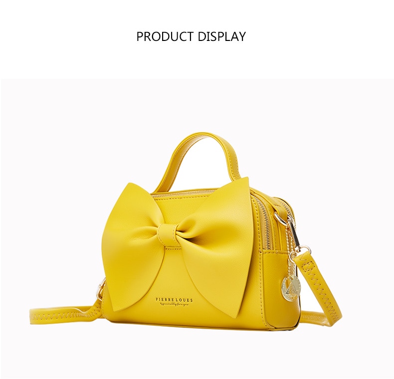 Women's Elegant Shoulder Bag with Bow