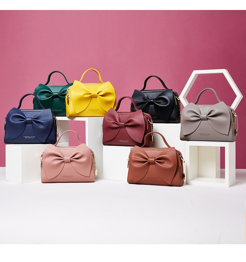 Women's Elegant Shoulder Bag with Bow