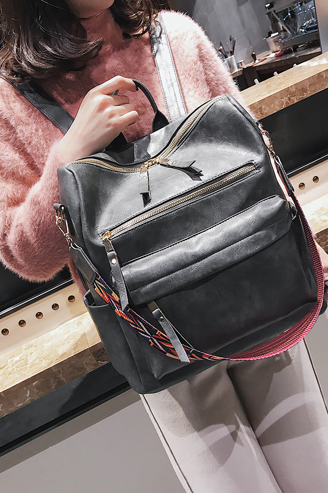 Women's Large Capacity Retro Backpack