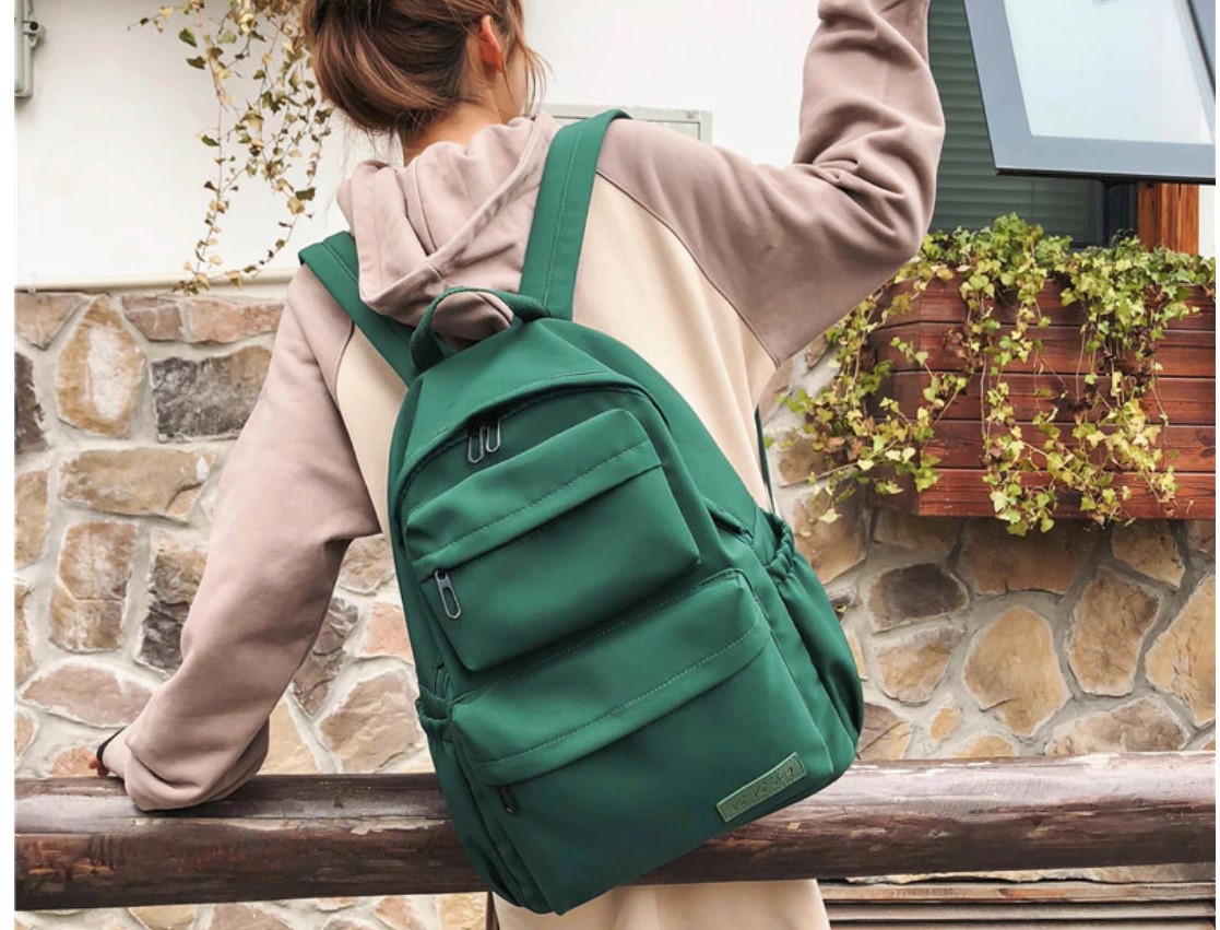 Candy Color Waterproof Travel Backpack