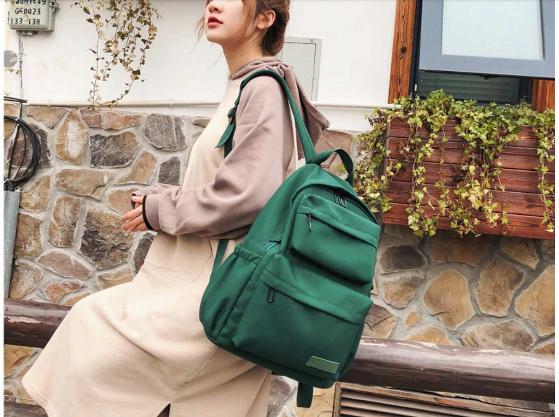 Candy Color Waterproof Travel Backpack