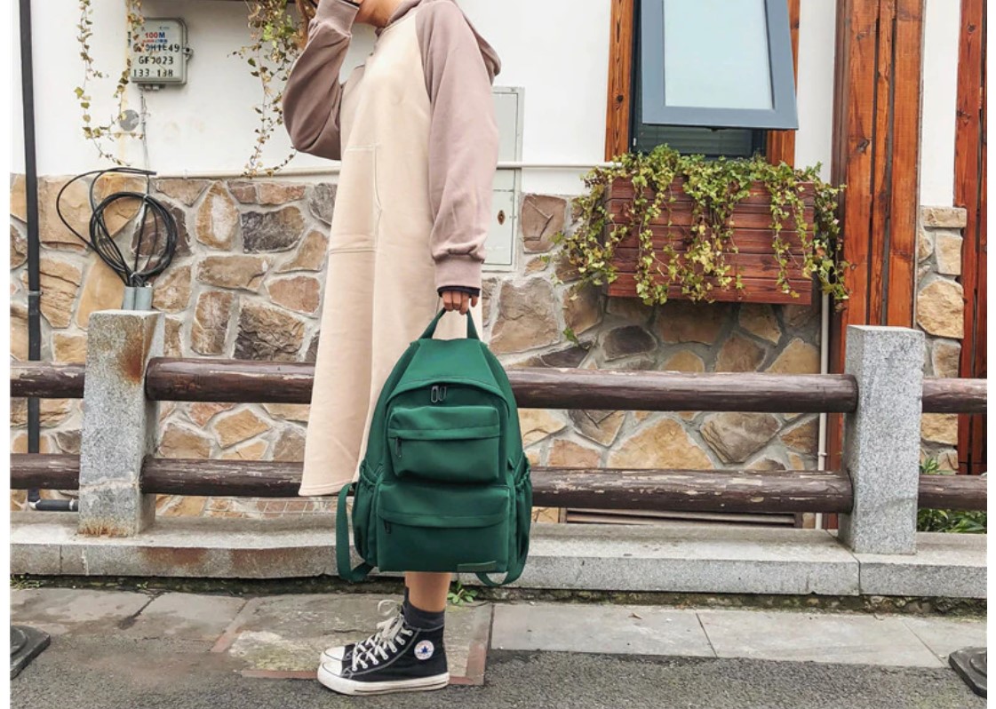 Candy Color Waterproof Travel Backpack