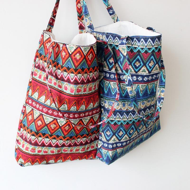 Women's Patterned Casual Tote Bag