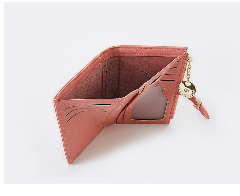 Women's PU Leather Short Wallet