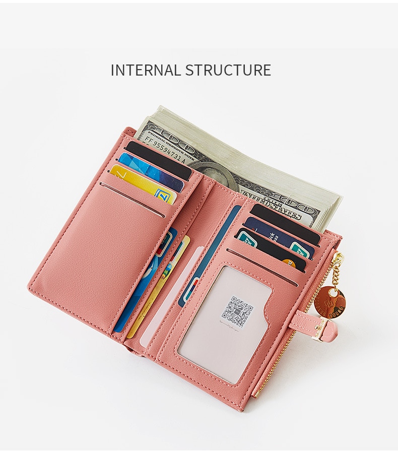 Women's PU Leather Short Wallet