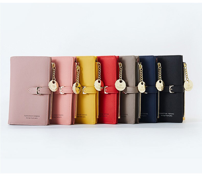 Women's PU Leather Short Wallet