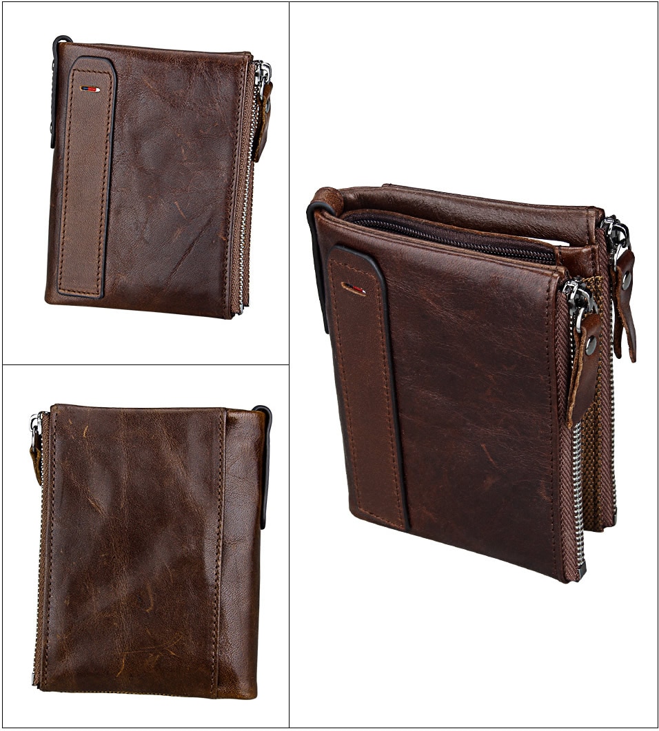 Women's Genuine Leather Short Wallet