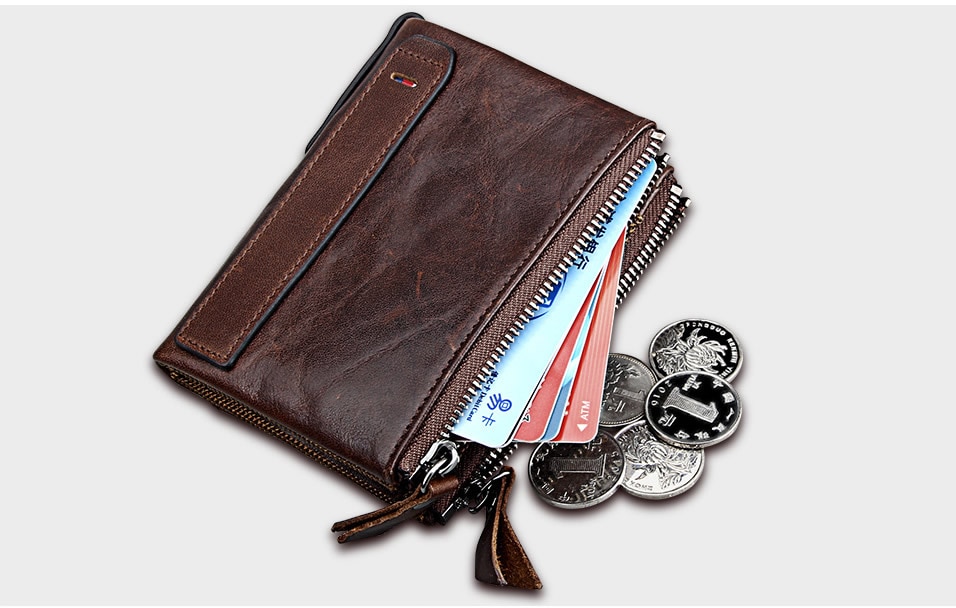 Women's Genuine Leather Short Wallet