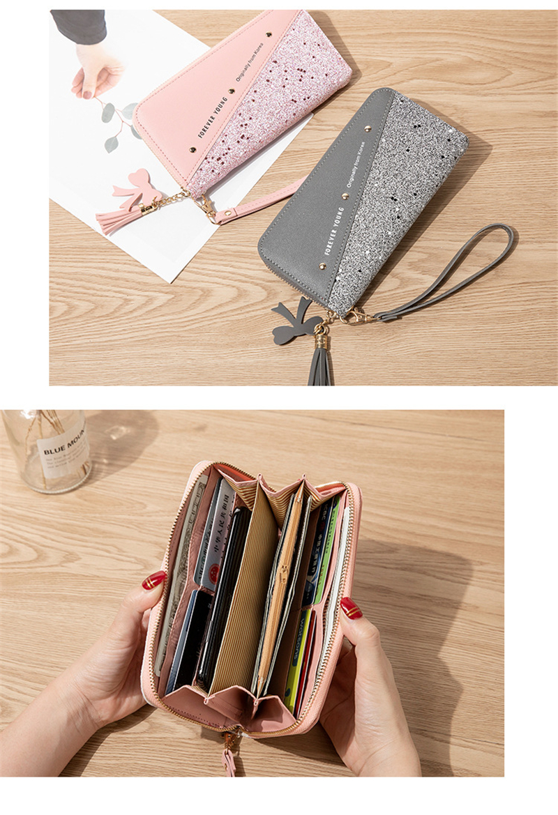 Women's Sequin Patchwork Wallet