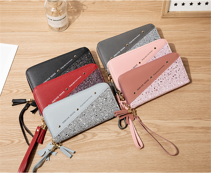 Women's Sequin Patchwork Wallet