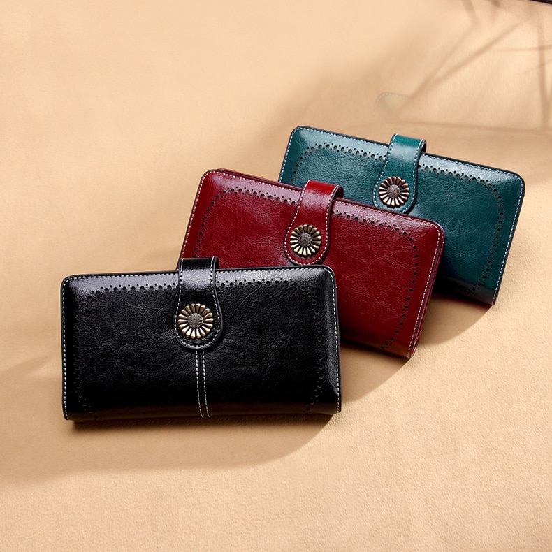 Women's Clutch Leather Wallet