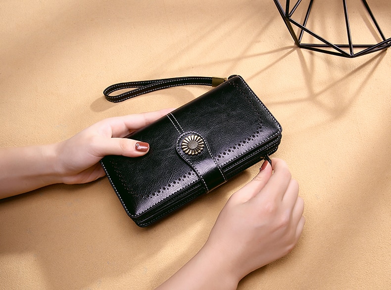 Women's Clutch Leather Wallet