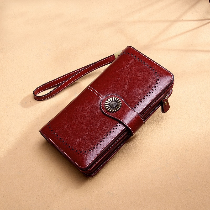 Women's Clutch Leather Wallet