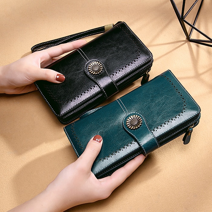 Women's Clutch Leather Wallet