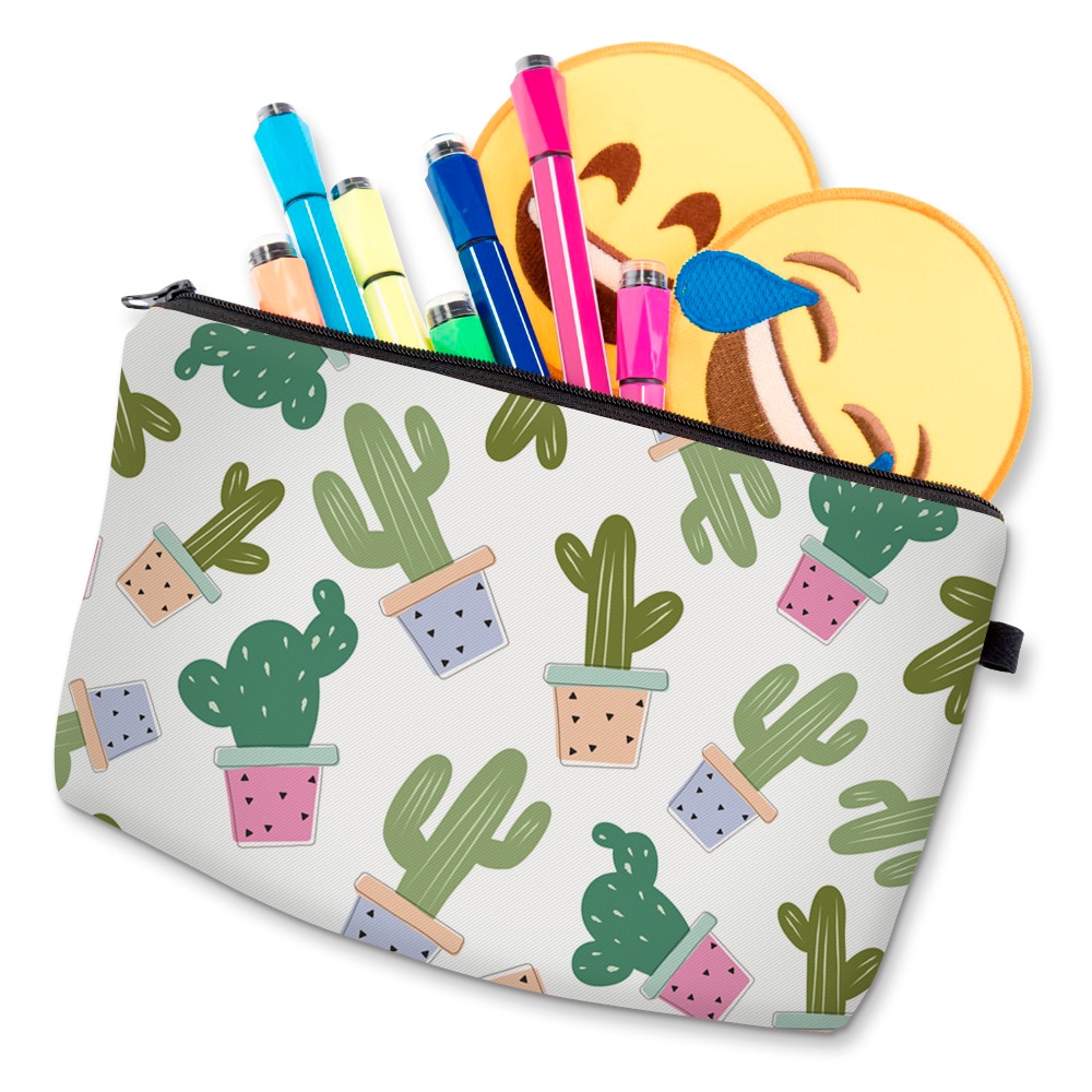 Cactus 3D Printed Cosmetic Bag