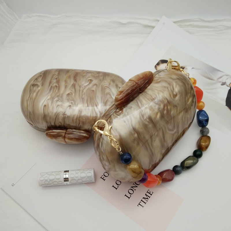 Women's Ellipse Shaped Clutch