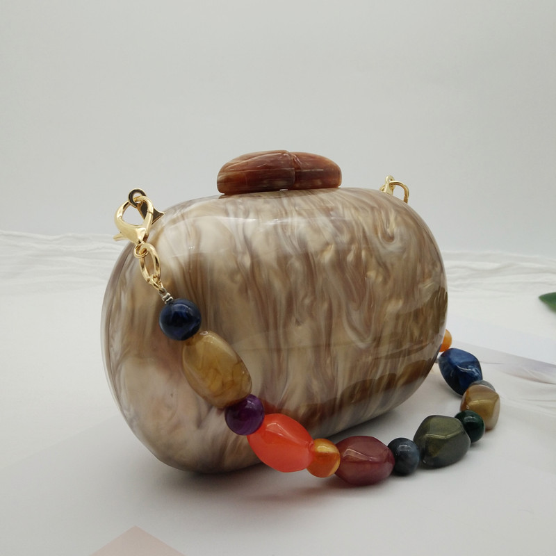 Women's Ellipse Shaped Clutch