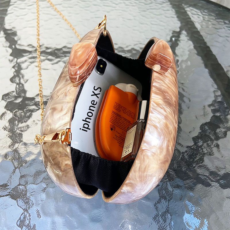 Women's Ellipse Shaped Clutch