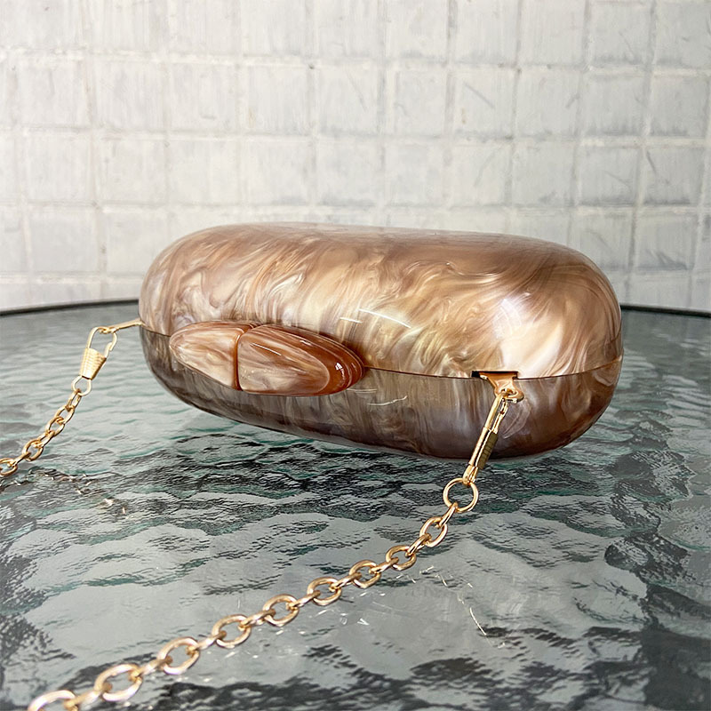 Women's Ellipse Shaped Clutch