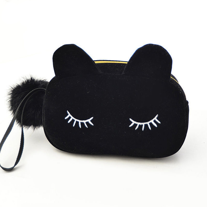Cartoon Cat Design Cosmetic Bags