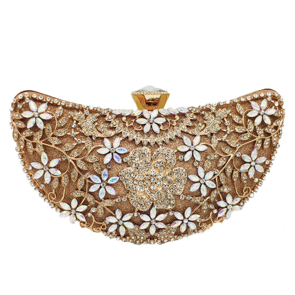 Women's Luxury Crystals Decorated Handbag