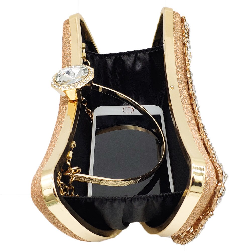 Women's Luxury Crystals Decorated Handbag