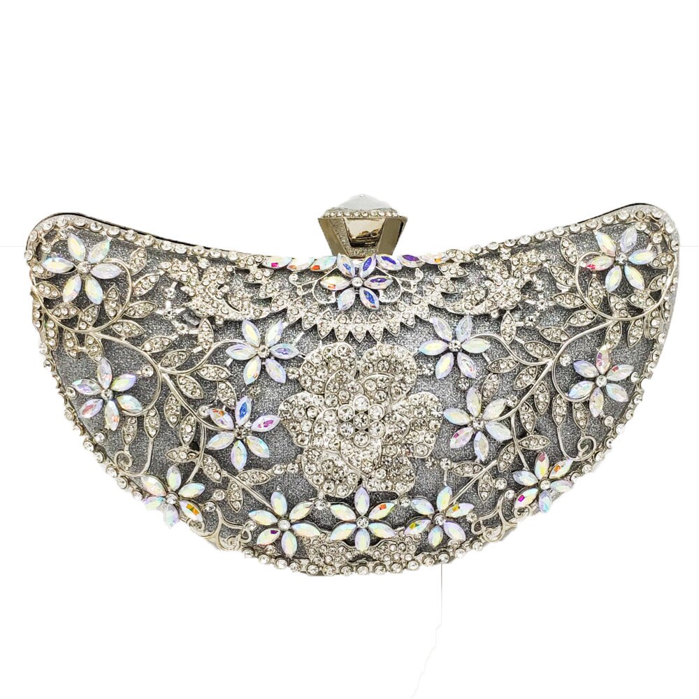 Women's Luxury Crystals Decorated Handbag