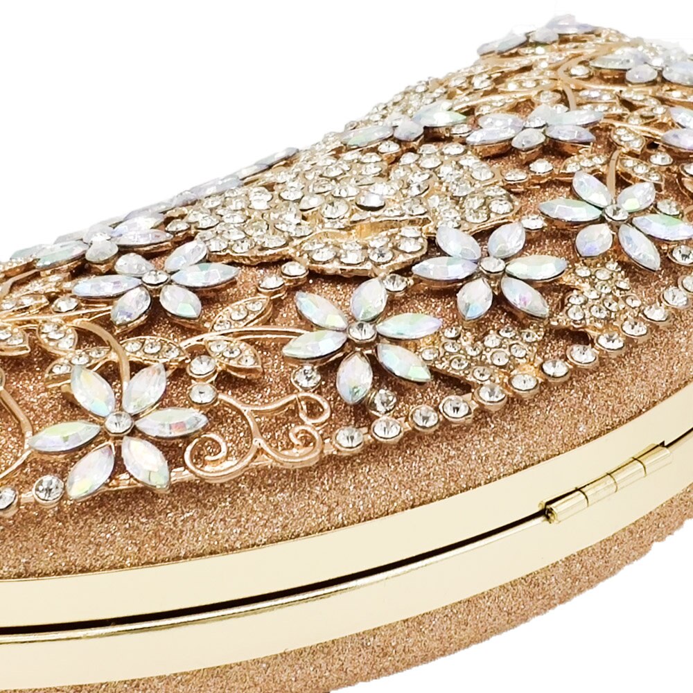 Women's Luxury Crystals Decorated Handbag