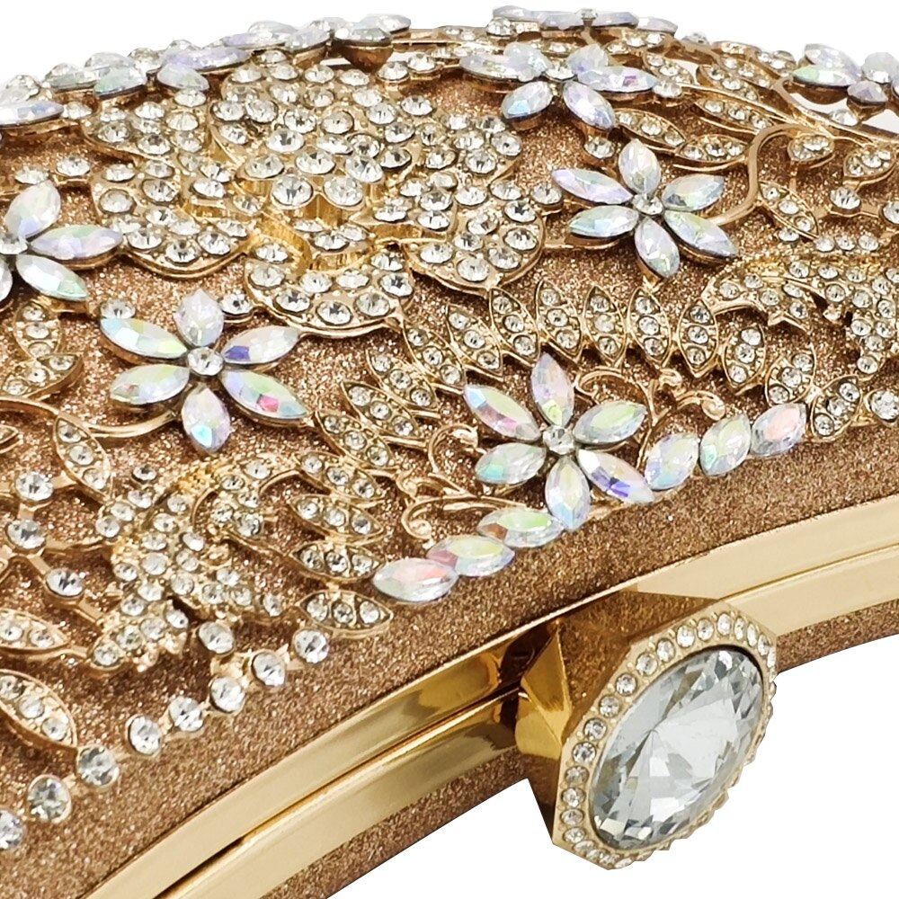 Women's Luxury Crystals Decorated Handbag