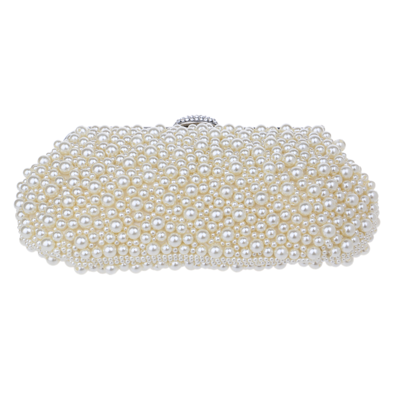 Women's Pearl Beaded Evening Bag